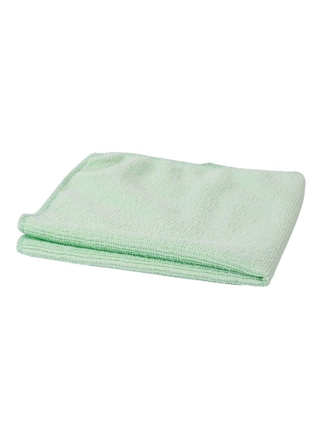 Boardwalk Microfiber Cleaning Cloths, 16 x 16, Green, 24/Pack - Image 1